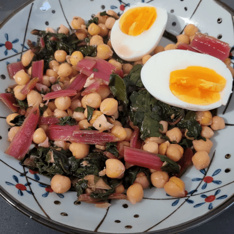 garbanzos con espinacas